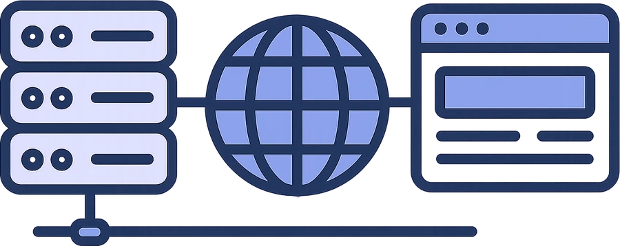 Hosting nasıl çalışır - sunucudaki site dosyalarının alan adı üzerinden ziyaretçiye ulaşması