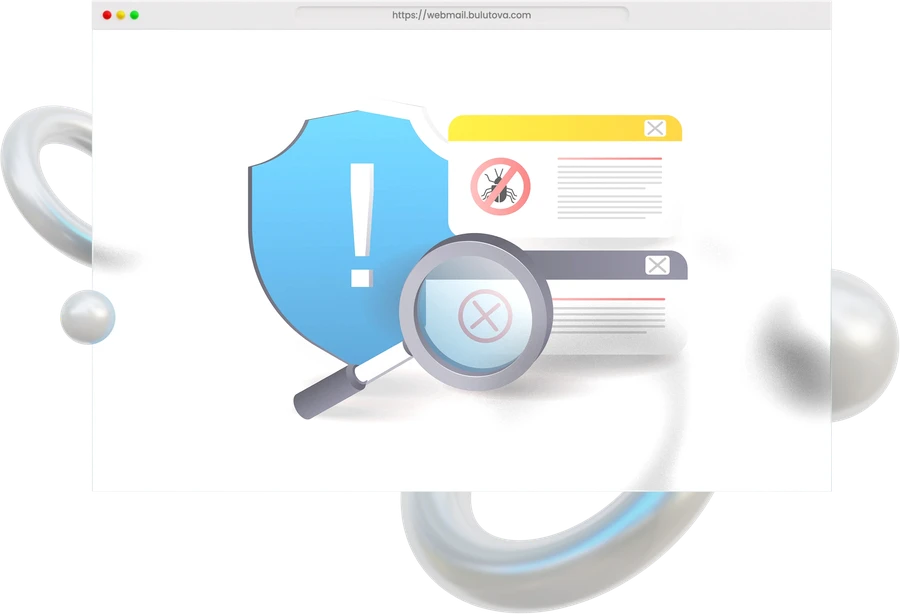 Gelişmiş antispam filtreleme ve zararlı e-posta koruması
